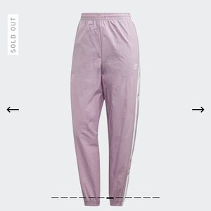 Adidas originals purple track pants